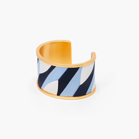 Mims - Feather Wide Cuff Bracelet