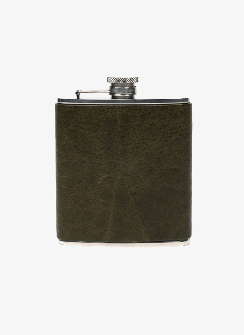 Leather-Wrapped Flask