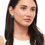 Louisa - Feather Stud Earrings