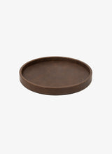 Round Leather Tray