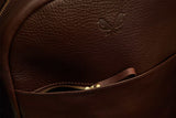 Leather Backpack, Brown