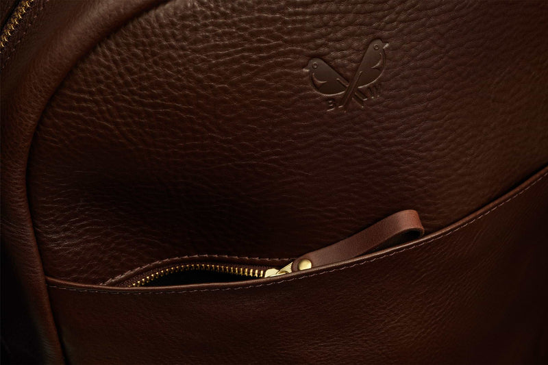 Leather Backpack, Brown