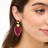 Diana Matte Drop Earring