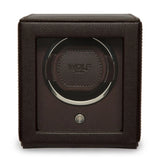 Cub Single Watch Winder with Cover - Brown