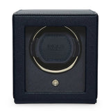 Cub Single Watch Winder with Cover - Navy