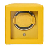 Cub Single Watch Winder with Cover - Yellow