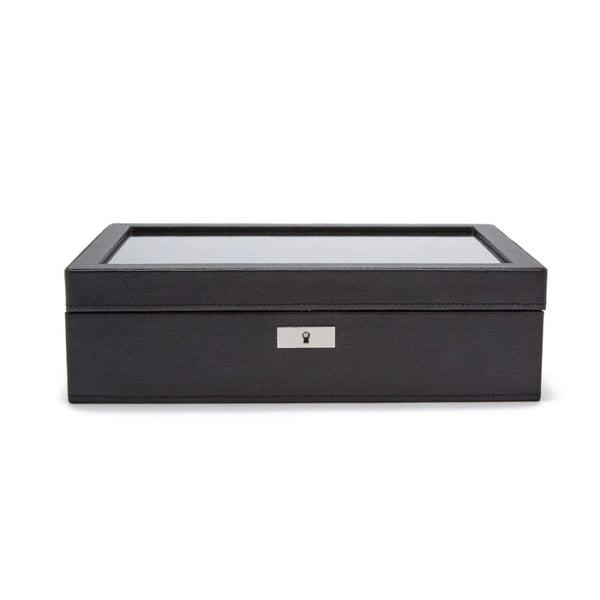 Roadster 10 Piece Watch Box - Black