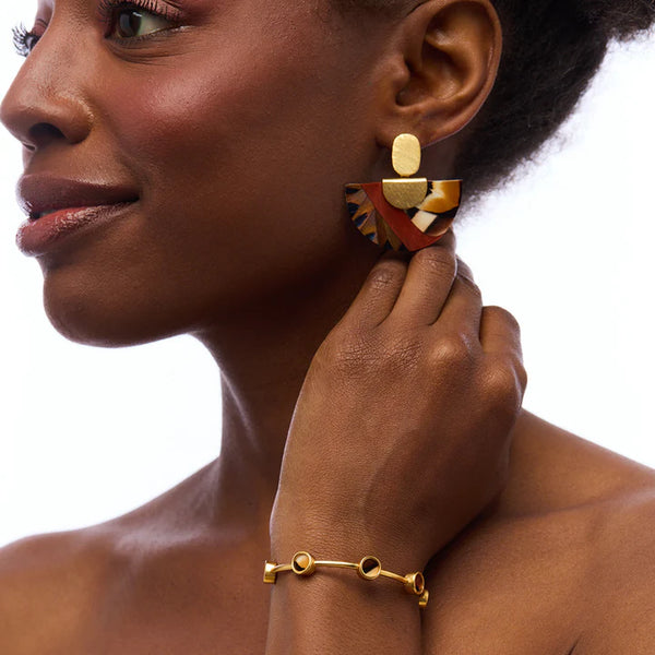 Taggart - Feather Drop Earrings