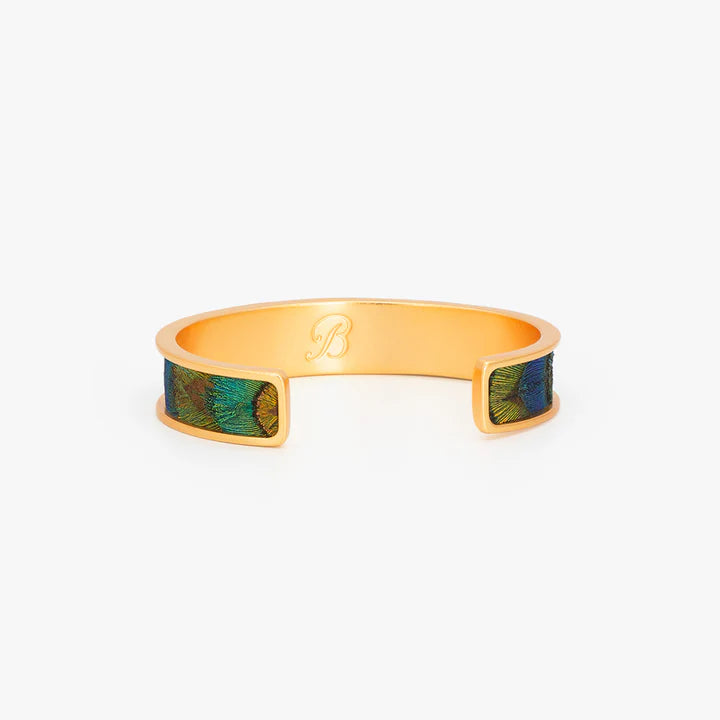 Thi - Feather Thin Cuff Bracelet