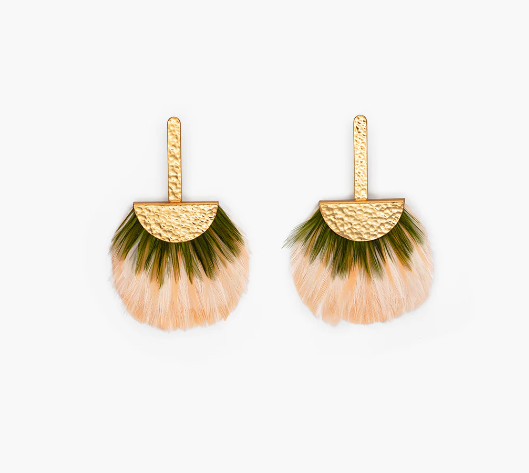 Limelight - Feather Statement Earrings