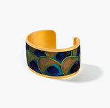 Mary Ann - Feather Wide Cuff Bracelet