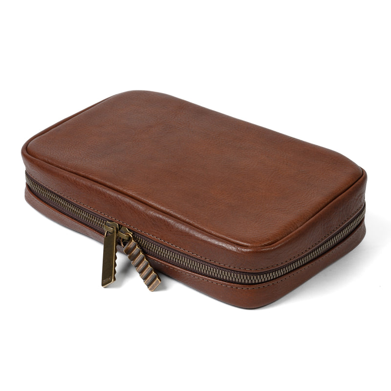 Travel Smoking Kit 7pc w/ Leather Case & Box-T.Kit