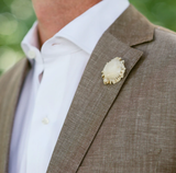 Antler Burr Pin