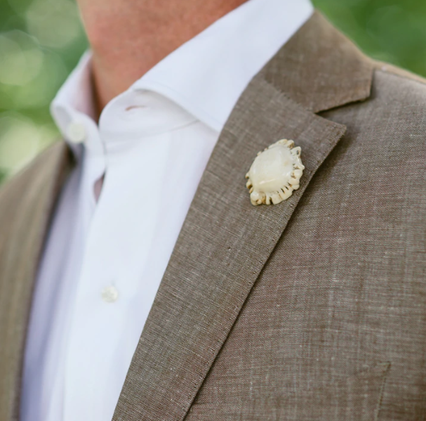 Antler Burr Pin