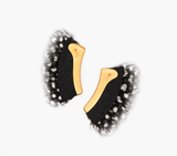 Deich - Feather Crescent Earrings
