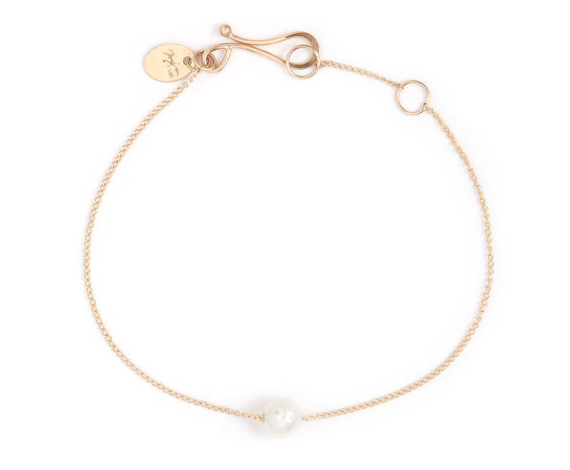 Floating Pearl Chain Bracelet